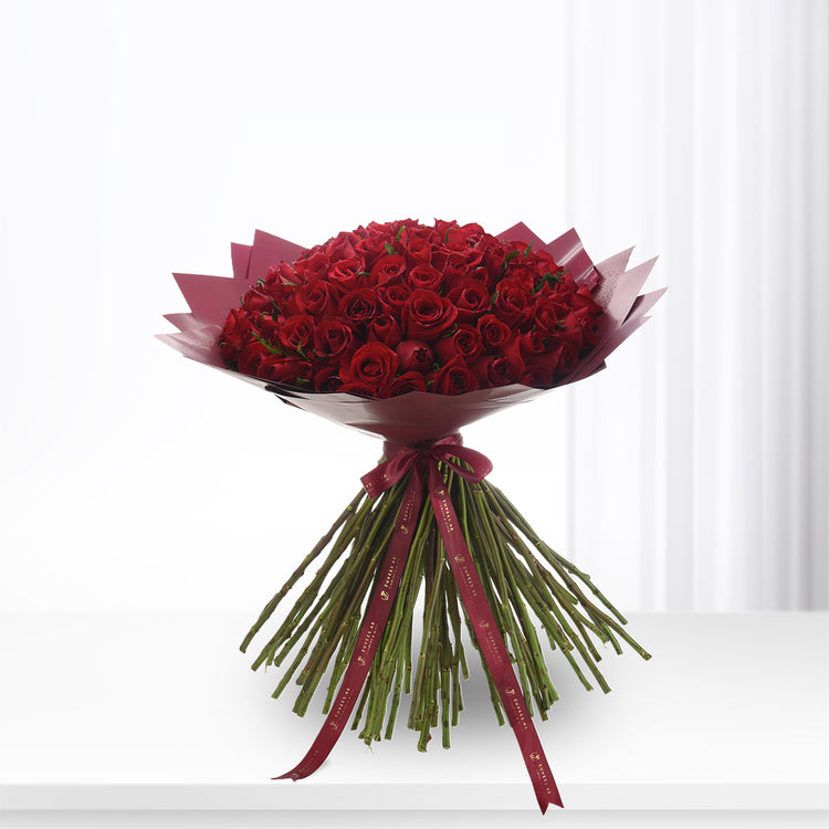 101 Ever Red Roses Bouquet