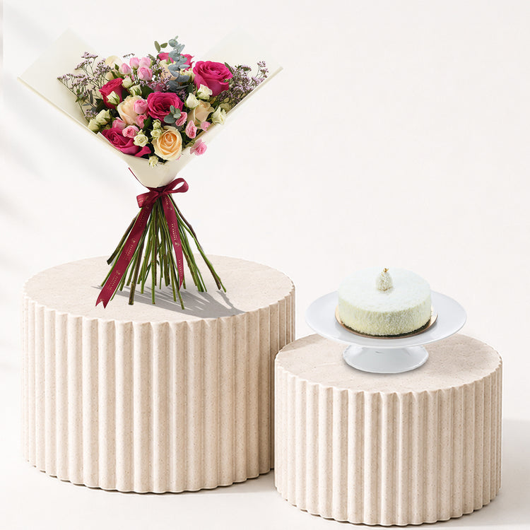 Rose Fusion Elegance Cake Combo - Zuvees.ae