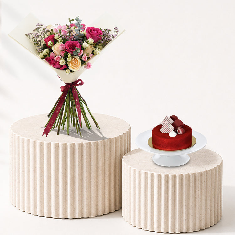 Rose Fusion Elegance Cake Combo - Zuvees.ae