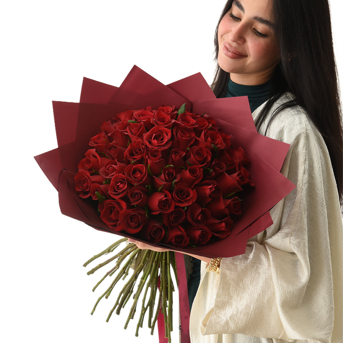 51 Ever Red Roses Bouquet