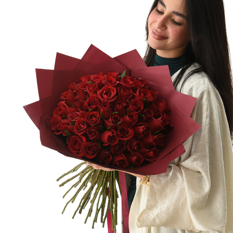 51 Ever Red Roses Bouquet