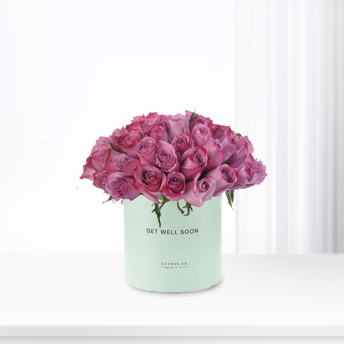 51 Velvety Roses Get Well Soon Vase - Zuvees.ae