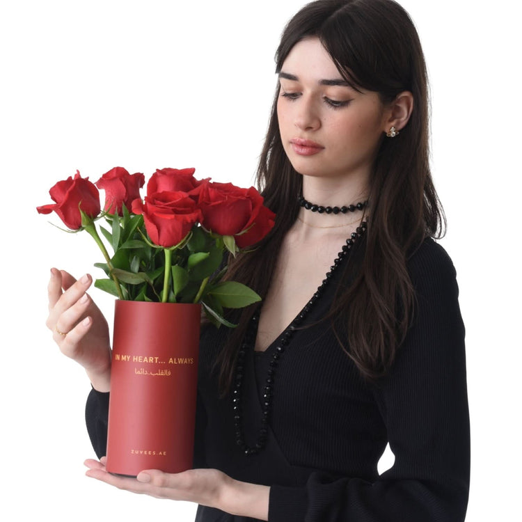 6 Roses In Valentine&