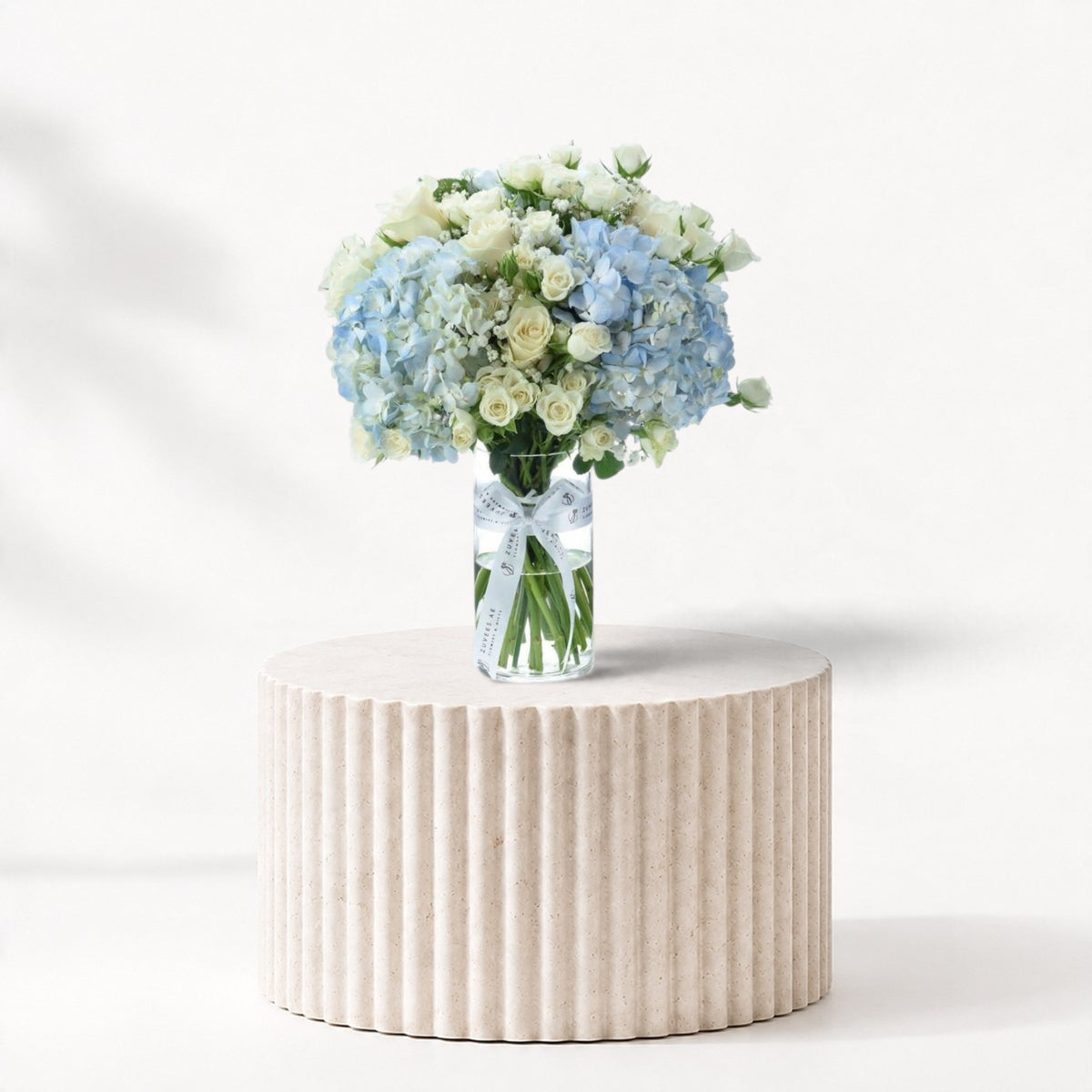 Blue Bliss Vase Arrangement - Zuvees.ae