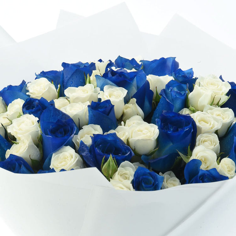 Crown of Sapphire Bouquet Chocolate Combo
