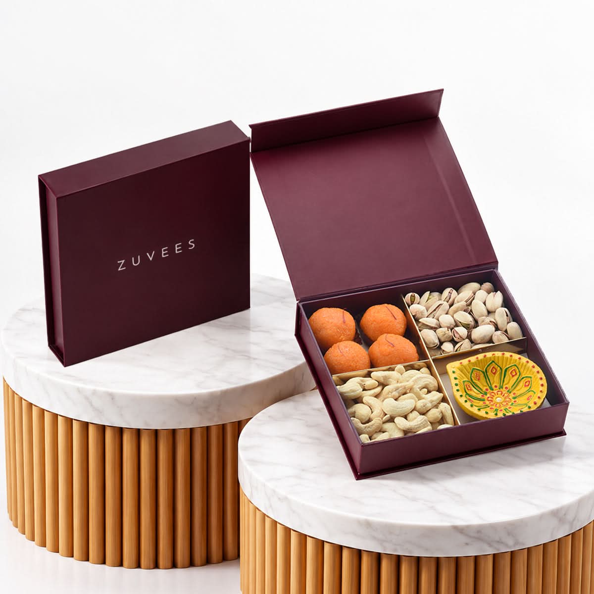 Diwali Celebration Sweets & Dry Fruits Box - Diwali Gifts