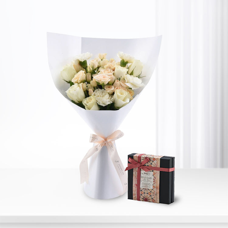 Grace & Bloom Bouquet Chocolate Combo - Zuvees.ae