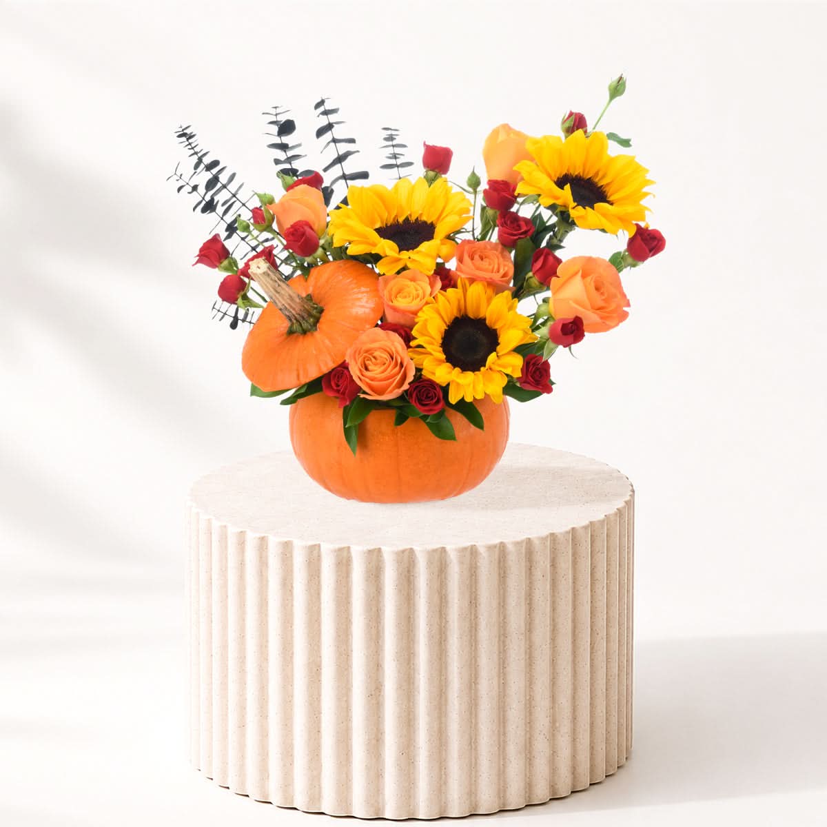 Halloween Pumpkin Sunflower Centerpiece - Halloween Gifts