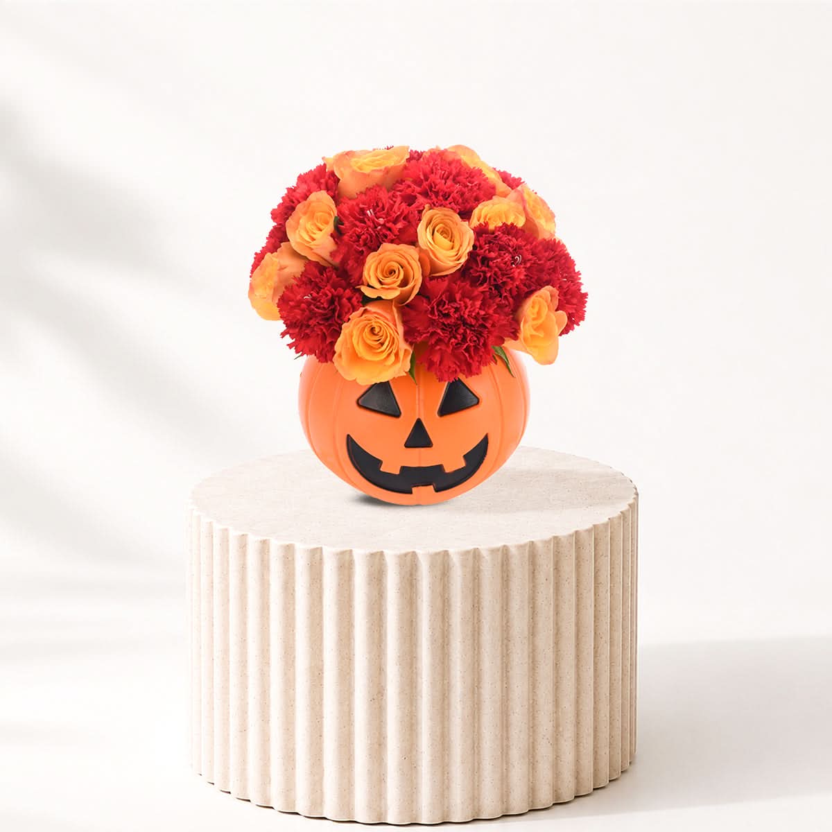 Halloween Rose & Carnation Arrangement - Halloween Gifts