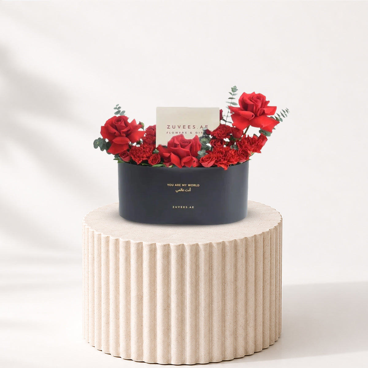 Red Fever Love Box with Bostani Chocolates Combo - Zuvees.ae