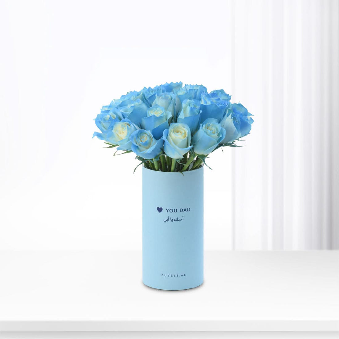 31 Sky Roses Love You Dad Vase