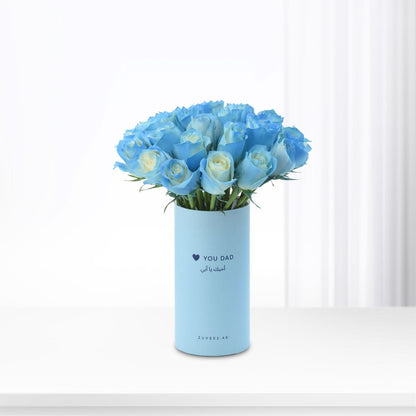 31 Sky Roses Love You Dad Vase