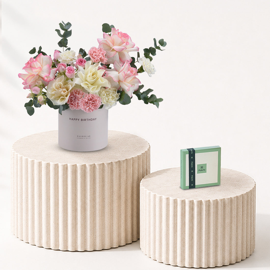 Blush Serenity Birthday Box Combo - Zuvees.ae