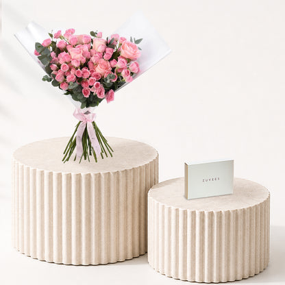 Pink Perfection with Chocolate Combo - Zuvees.ae