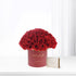 51 Roses in Red Aura Arabic Love Vase Chocolate Combo - Zuvees.ae