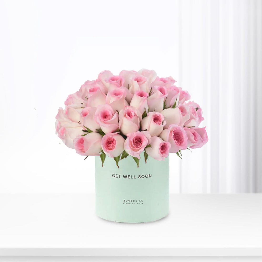 51 Blush Roses Get Well Soon Vase - Zuvees.ae