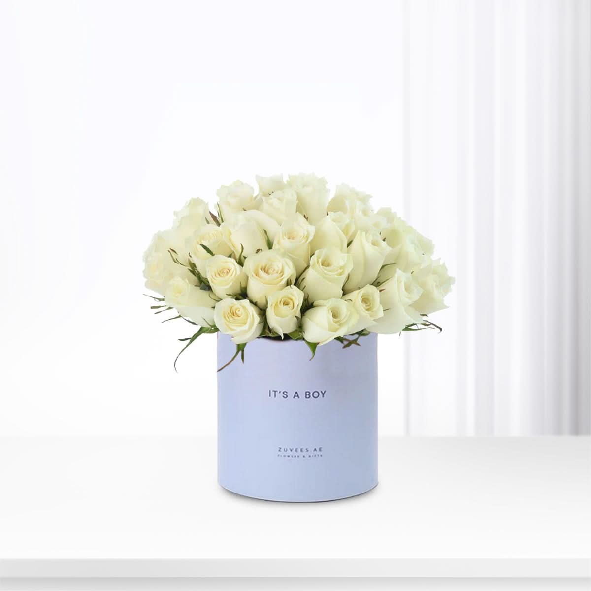 51 Celestial Roses Its A Boy Vase - Zuvees.ae