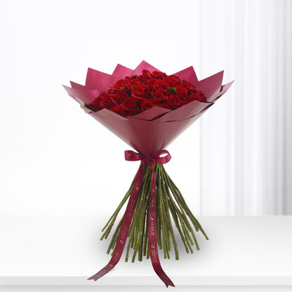 51 Ever Red Roses Bouquet
