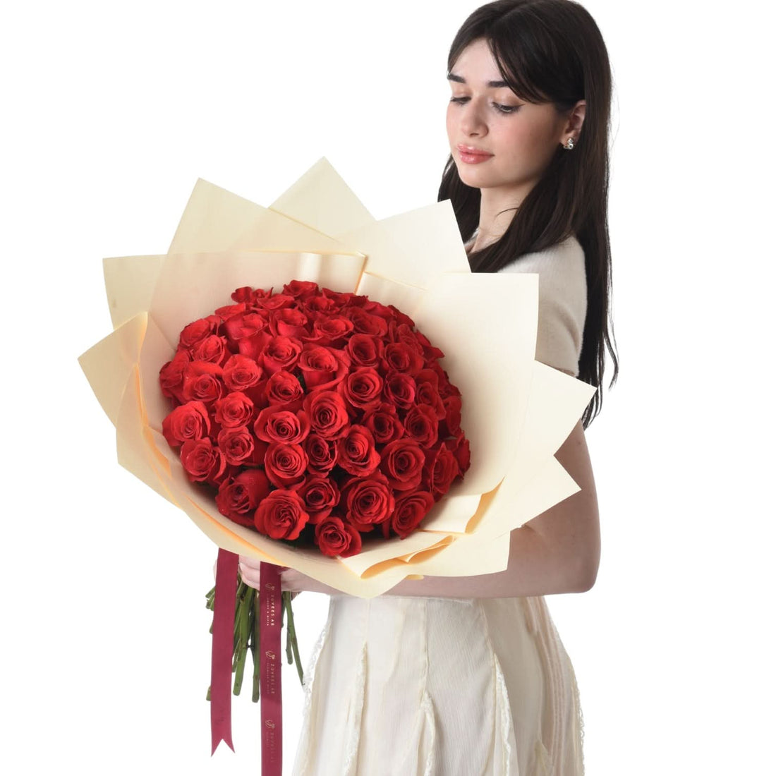 51 Red Roses Bouquet - Zuvees.ae