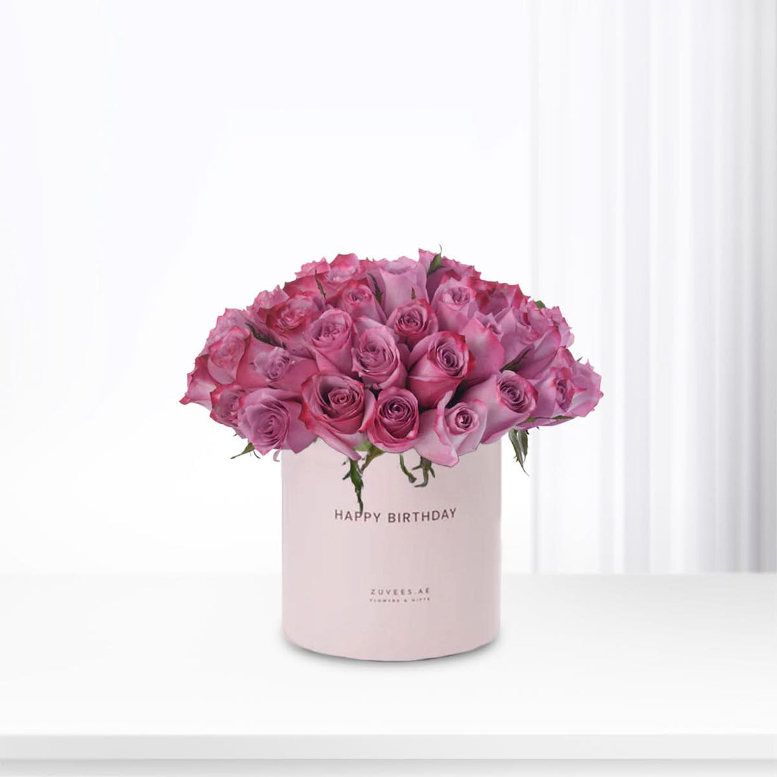 51 Velvety Roses Birthday Vase - Zuvees.ae