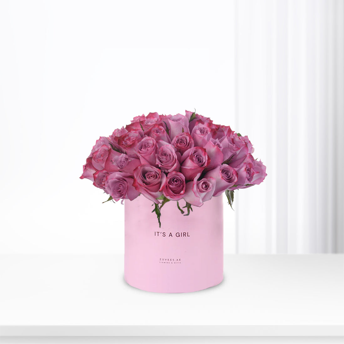 51 Velvety Roses Its A Girl Vase - Zuvees.ae