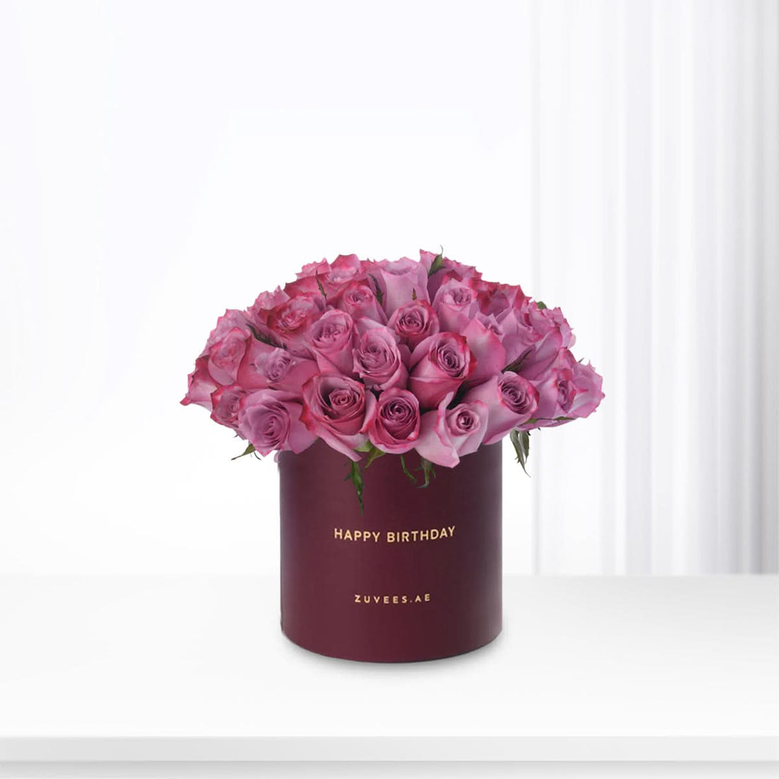 51 Velvety Roses Signature Birthday Vase - Zuvees.ae