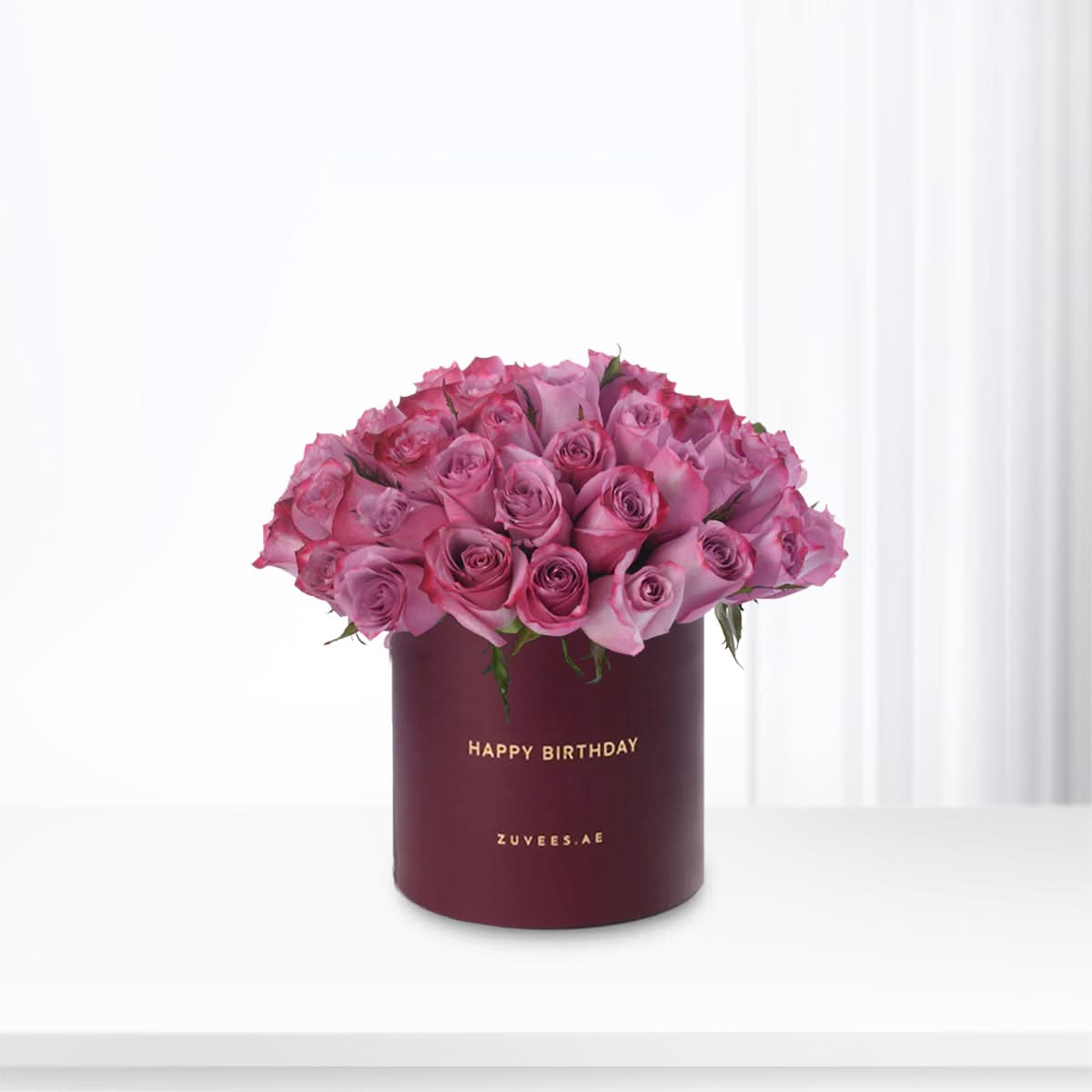 51 Velvety Roses Signature Birthday Vase - Zuvees.ae
