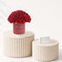 51 Roses in Red Aura Arabic Love Vase Chocolate Combo - Zuvees.ae