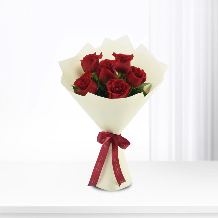 6 Ever Red Roses Bouquet