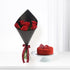 6 Roses For The One Cake Combo - Zuvees.ae