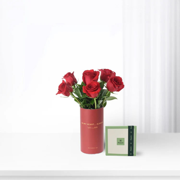 6 Roses In Valentine&