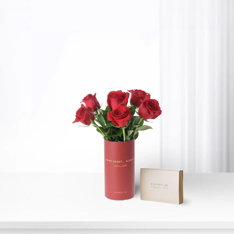 6 Roses In Valentine&