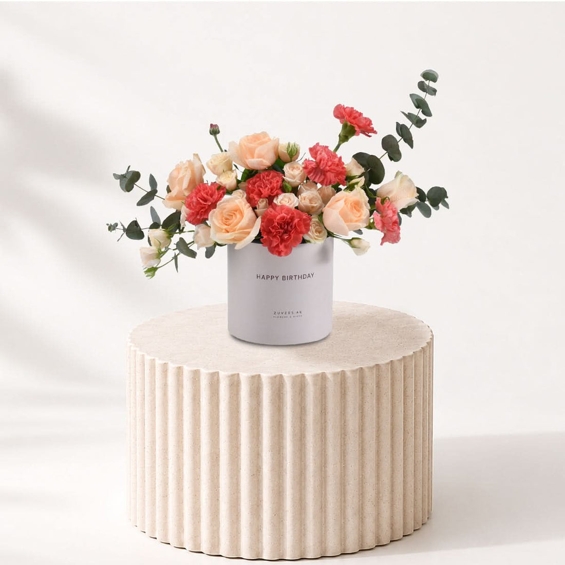 Sunset Bliss Birthday Bloom Box - Zuvees.ae