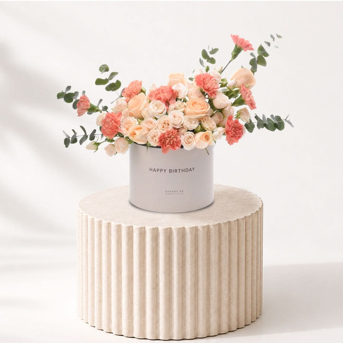 Sunset Bliss Birthday Bloom Box - Zuvees.ae