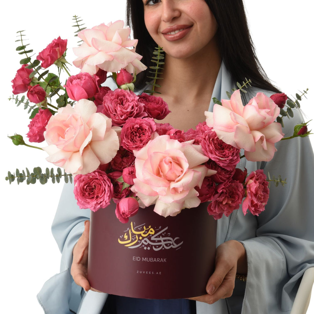 Arabesque Blush Rosette Eid Box - Zuvees.ae