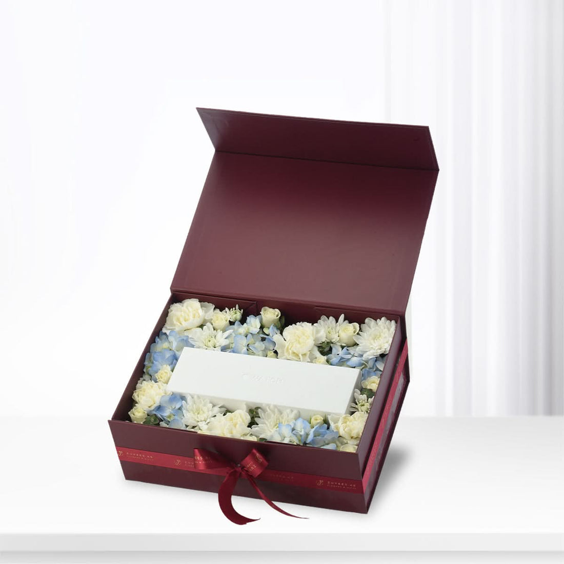 Azure Floral Hamper with Apple Watch