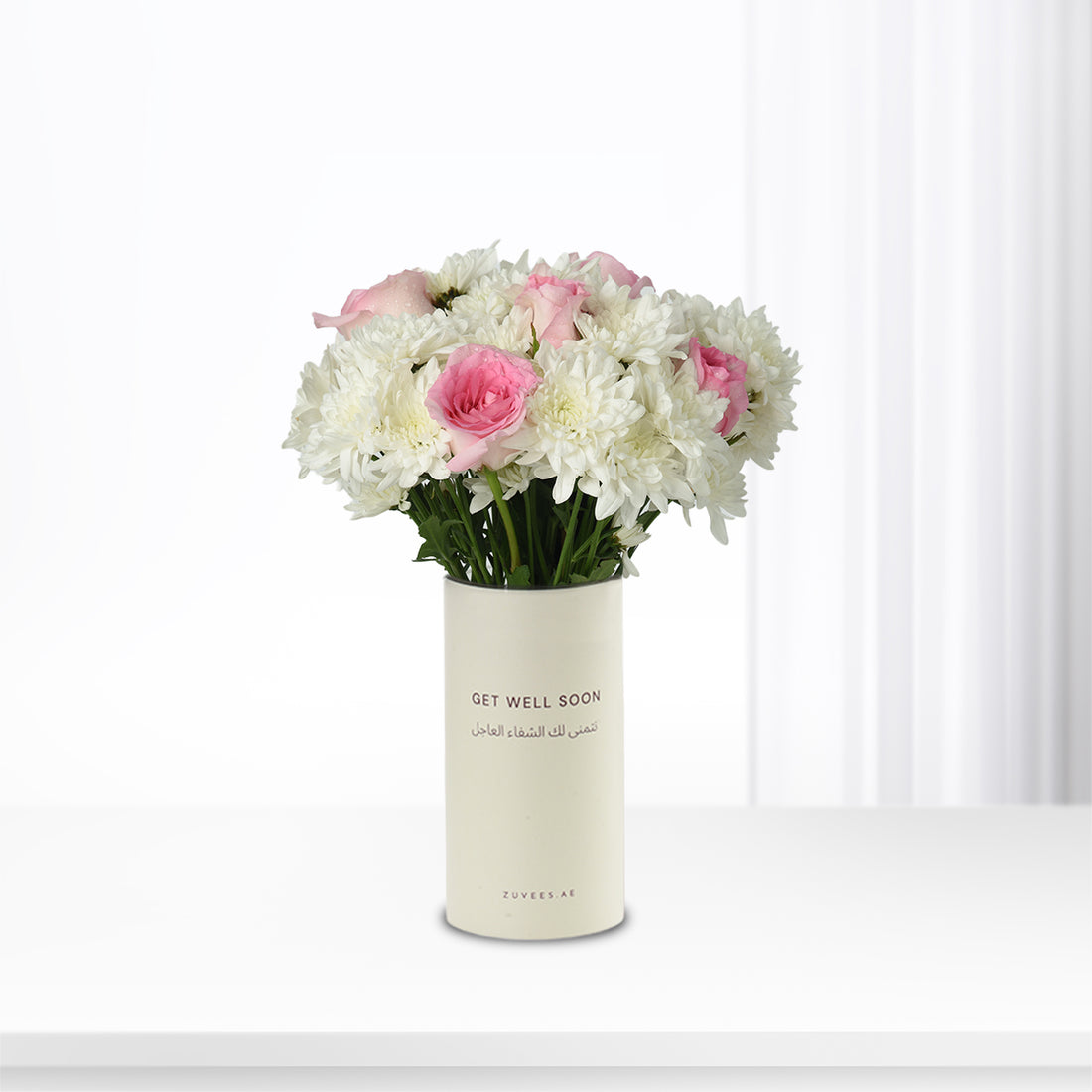 Blooming in Pink Get Well Soon Vase - Zuvees.ae