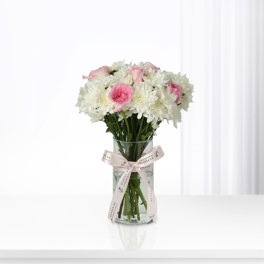 Blooming in Pink Vase - Zuvees.ae