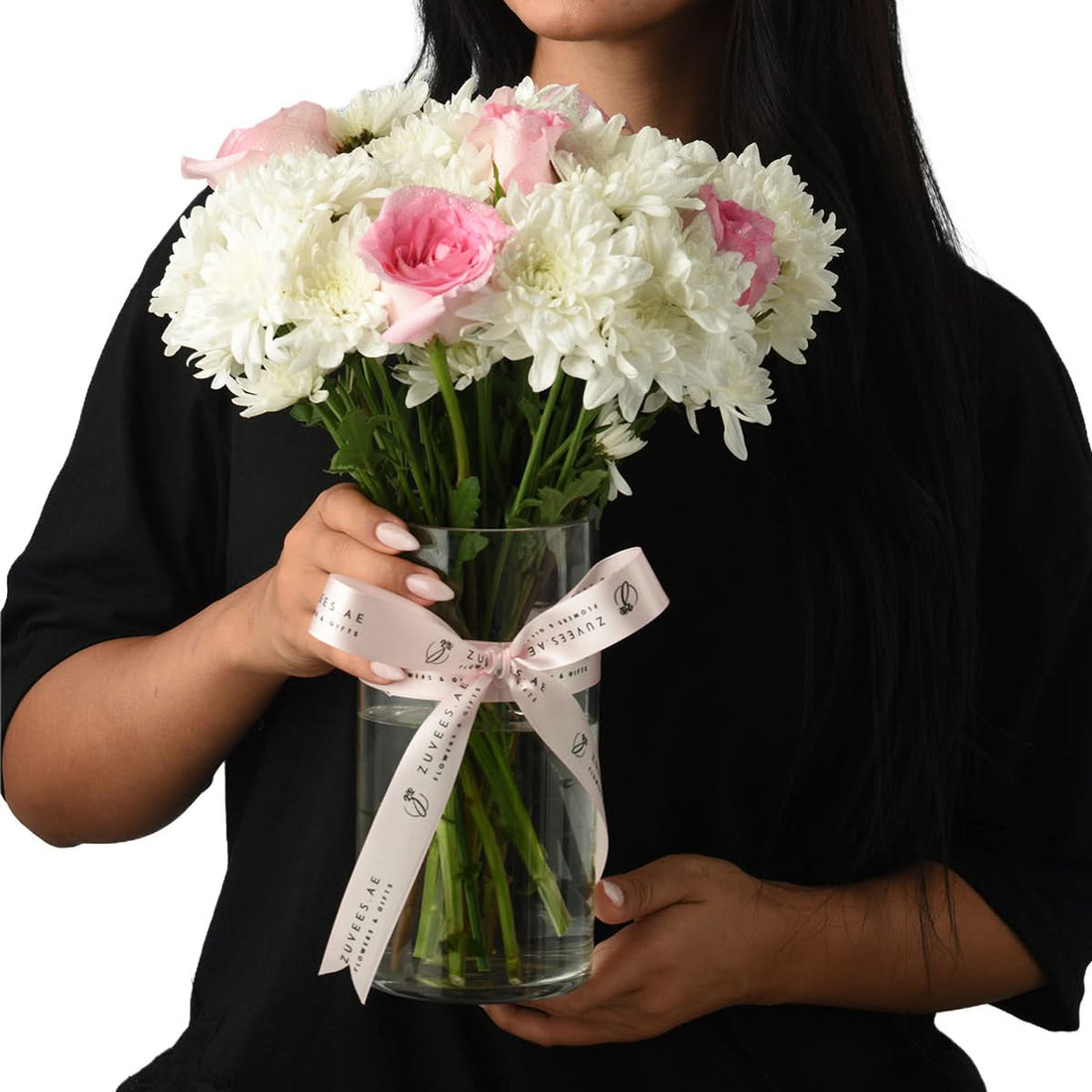 Blooming in Pink Vase - Zuvees.ae
