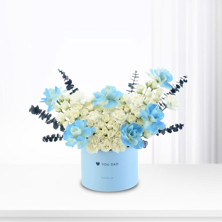 Blue Butterfly Bloom