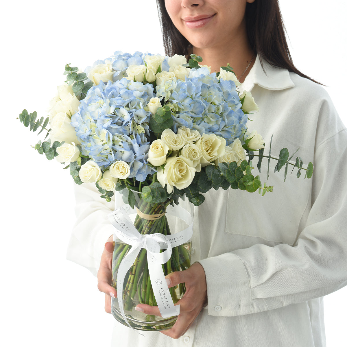Blue Cloud Reverie Vase