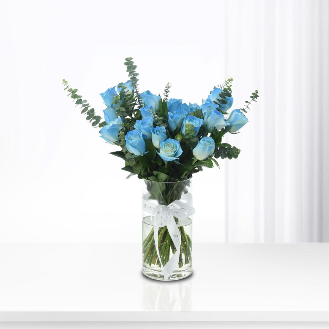 Blue Tuxedo Vase