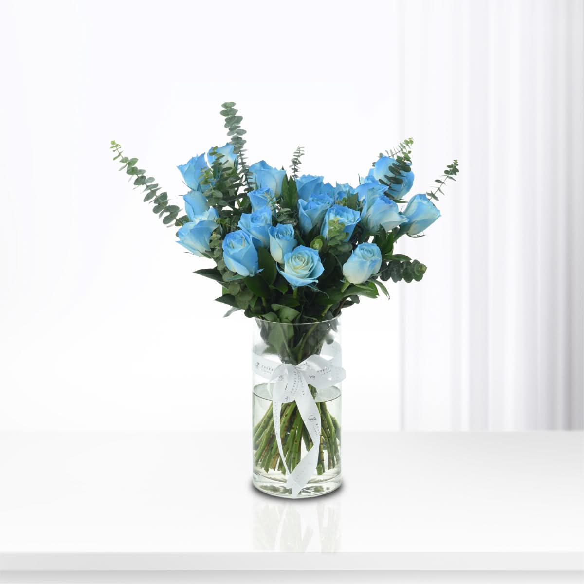 Blue Tuxedo Vase