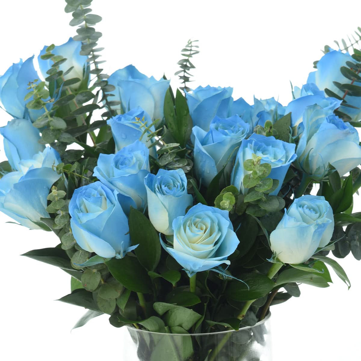 Blue Tuxedo Vase