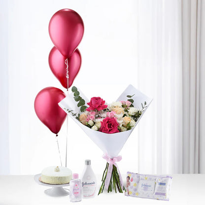 Blush Harmony Newborn Bundle - Zuvees.ae