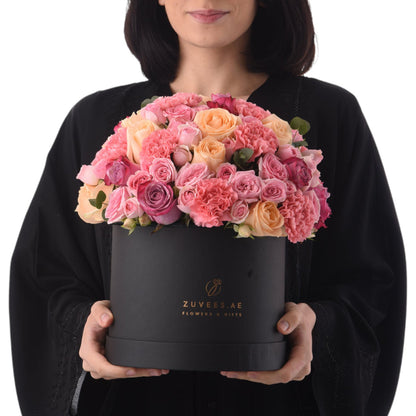 Blush &amp; Lavender Congratulations Bloom Box - Zuvees.ae