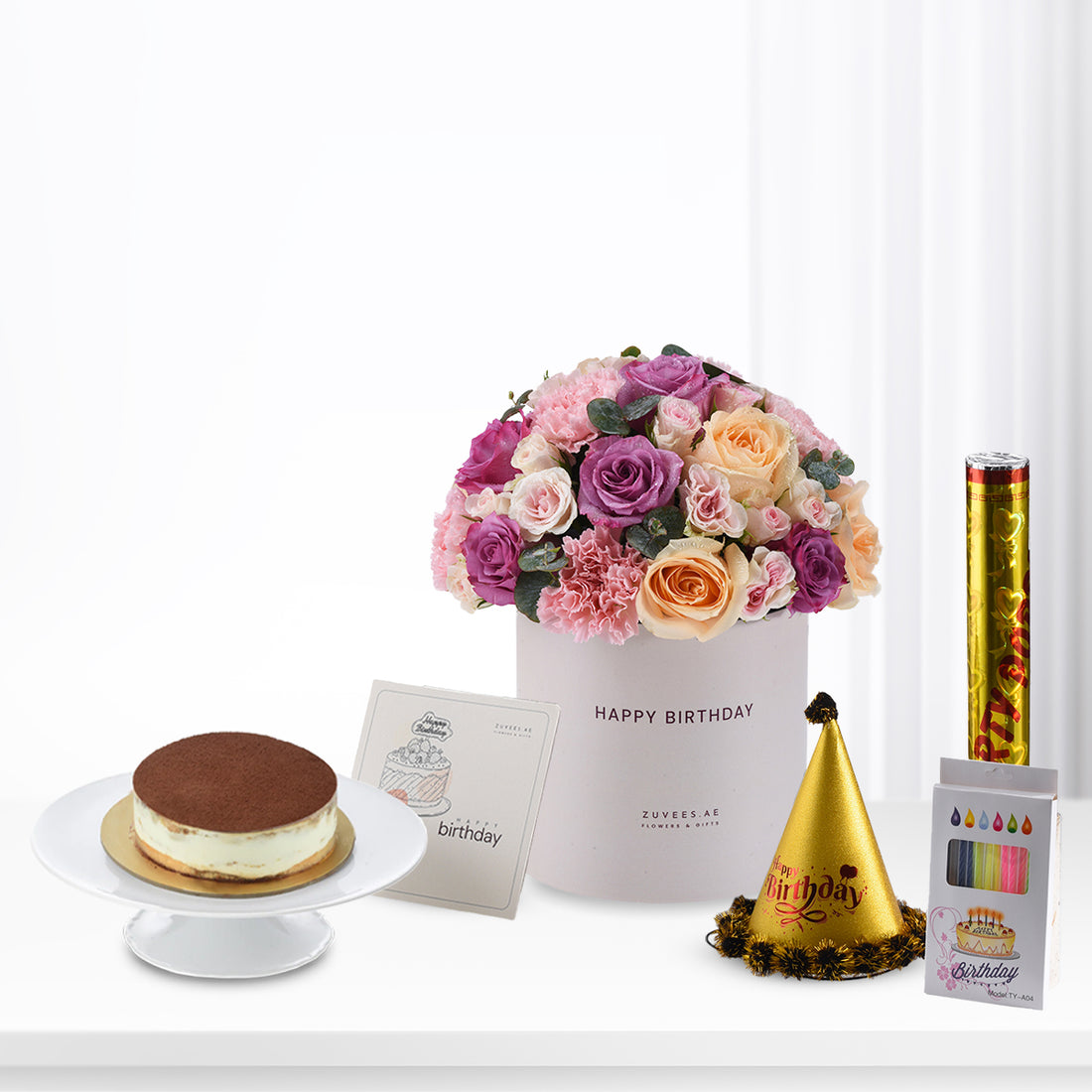Blush &amp; Lavender Birthday Box Bundle - Zuvees.ae