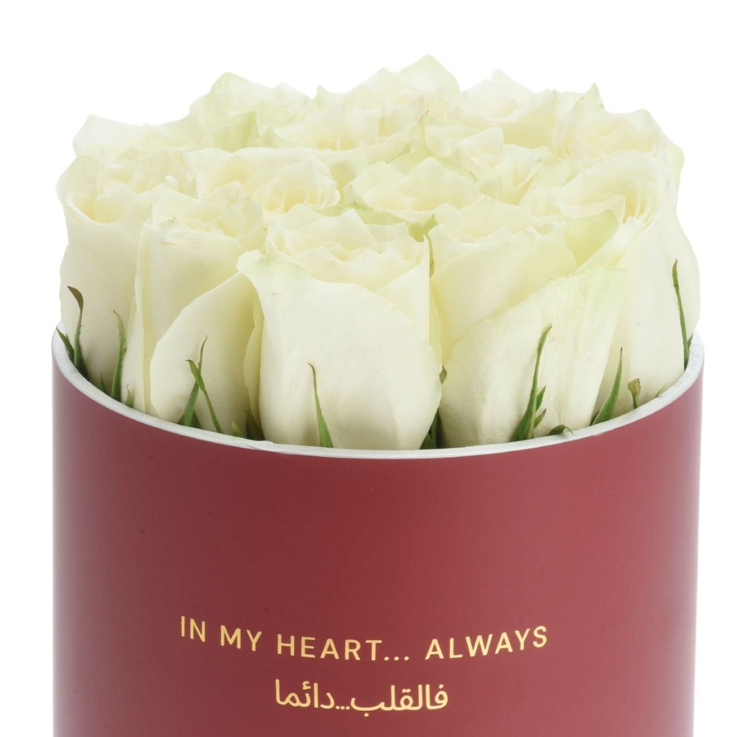 Calm White Roses Cake Combo - Zuvees.ae