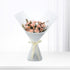 Diwali Cappuccino Roses & Peach Carnations Bouquet - Diwali Gifts