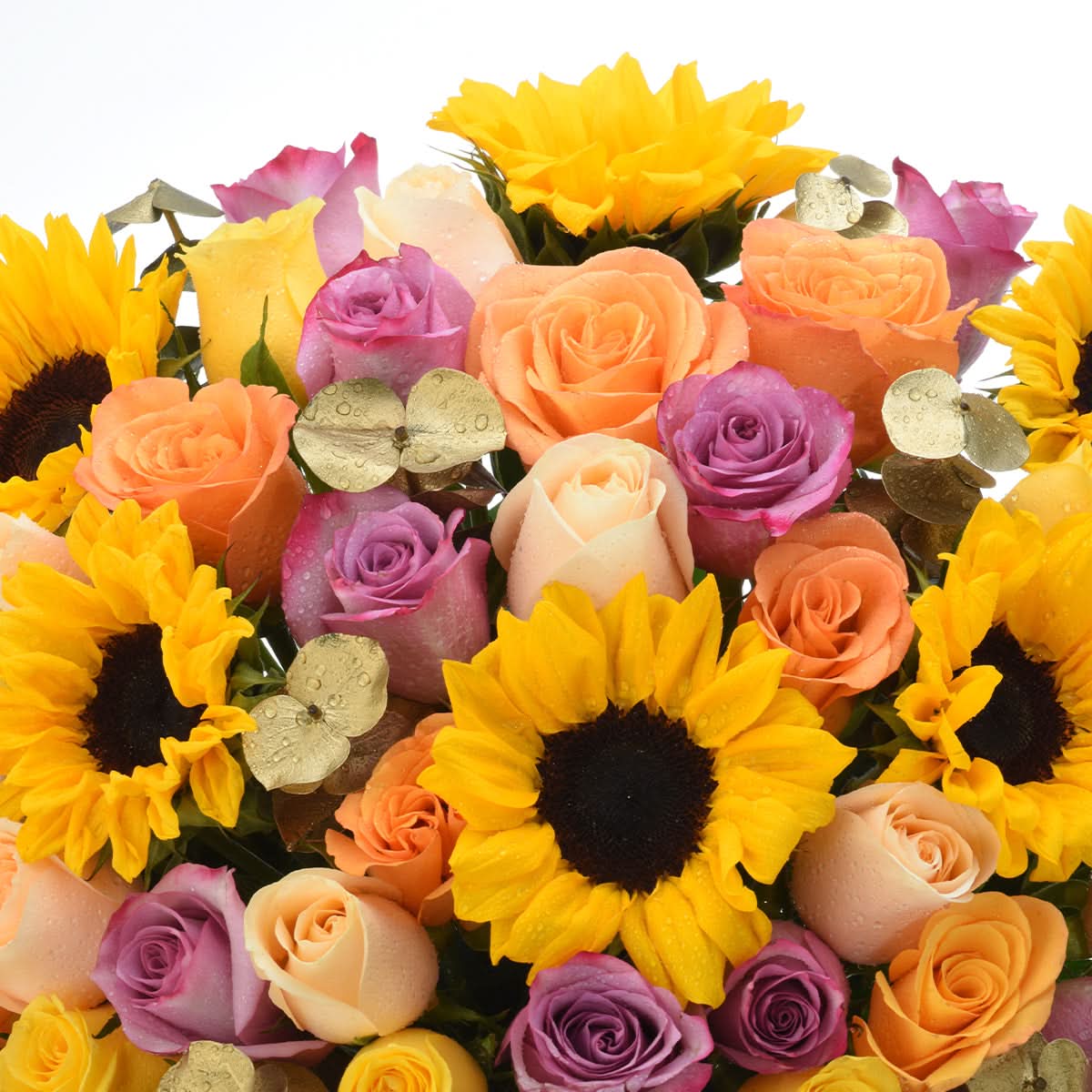 Diwali Radiance Luxury Sunflower &amp; Roses Arrangement